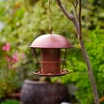 Kwlinmg Bird Feeders Outdoor Hanging Metal Dome Bird Feeder Decor