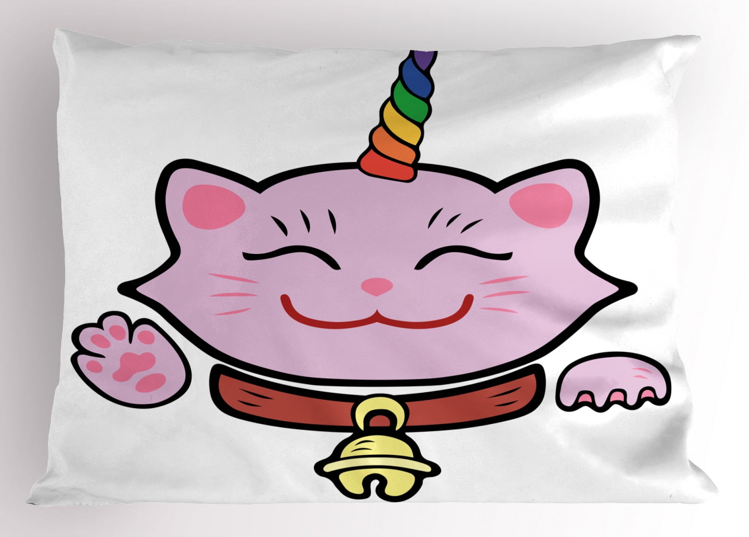 maneki neko pillow