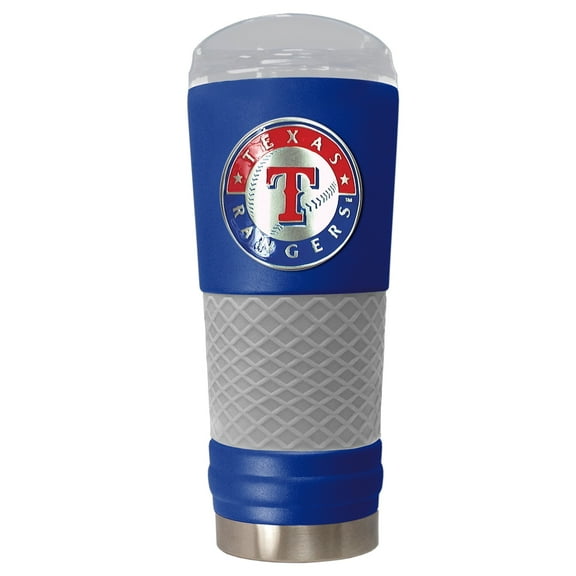 Blue Texas Rangers 24oz. Powder Coated Draft Travel Mug