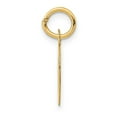 thumbnail image 2 of Finest Gold 14K Yellow Gold Small Block Letter O Initial Charm, 2 of 3
