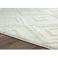 thumbnail image 5 of United Weavers Queensland Kahlil Geometric Shag Runner Rug, White, 2'7" X 7'2", 5 of 6
