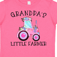 thumbnail image 4 of Inktastic Grandpa's Little Farmer- Pink Tractor and Flowers Boys or Girls Toddler T-Shirt, 4 of 5