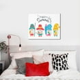 thumbnail image 4 of Kdxio Gnomes Summer Pattern Canvas Wall Art for Living Room Wall Decor for Bedroom Bathroom Modern Framed Canvas Art Prints Ready to Hang,Horizontal, 4 of 6