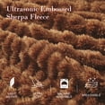 thumbnail image 4 of Walensee Wearable Blanket Hoodie Sherpa Fleece Blanket, Fuzzy Super Soft Plush Hooded Shawl TV Throw Blanket with Pockets, Fluffy Warm Cozy Cape Wrap for Women Adults (Brown, 59” x 63”), 4 of 9