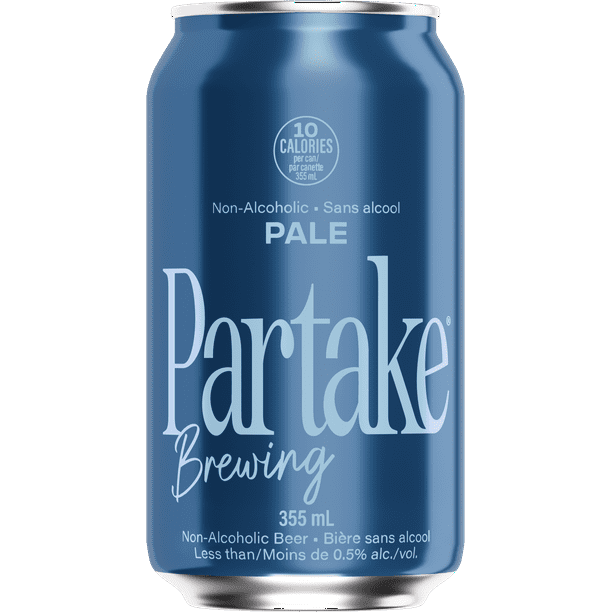 Partake Pale 4 x 355 mL Cans Craft Non Alcoholic Beer