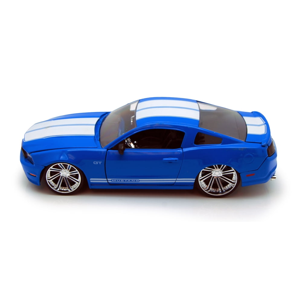 2010 Ford Mustang GT, Blue Jada Toys Bigtime Muscle 92206 1/24