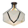 thumbnail image 1 of Maxim 30140BZGTGLD Boulder LED One Light Semi Flush, Bronze Gilt & Gold, 1 of 1