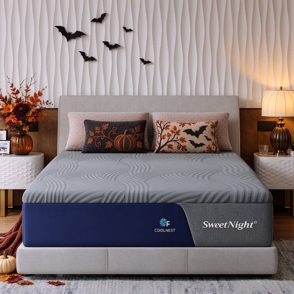 Sweetnight CoolNest® Essential Memory Foam Queen Size Mattress 13 inch Cooling Gel Mattresses in a Box,CertiPUR-US Certified,Scientific Support,Medium