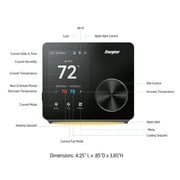 Energizer Smart Thermostat, Programmable Dual Band Wi-Fi Thermostat with 3.5” Color Touch Screen
