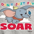 thumbnail image 3 of Disney Dumbo Animated - Don't Just Fly; Soar - Toddler & Youth Crewneck Fleece Sweatshirt, 3 of 5