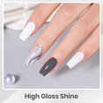 thumbnail image 3 of Set de esmaltes en gel con forma de escarabajos, gris, 6 colores, para manicura y bricolaje, 3 of 6
