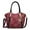 MU Burgundy, variant on MKF Collection Jeneece Women's Tote Bag, Signature Vegan Leather Shoulder Bag Handbag Purse by Mia K - Black