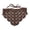 Black, variant on Crochet Triangle Head Scarf for Women – Handmade Hollow Knit Hair Scarf with Scallop Lace Edge, Adjustable Tie Back Kerchief for Spring Summer Music Festival Beach Gift Brown,One Size