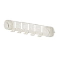 thumbnail image 2 of Gancho de pared con ventosa | Organizador de gancho de plástico sin taladro | Percha de ropa autoadhesiva extraíble | Soporte para sombrero toallero que ahorra espacio | 1 paquete | Blanco o rosa |, 2 of 6