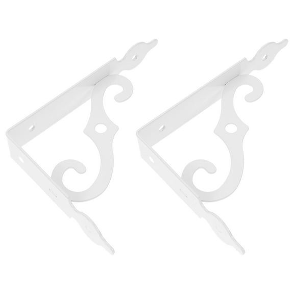 GOOHOCHY 2Pcs Heavy-duty Shelf Bracket Floating Shelf Bracket Wall Mounted Floating Shelf Rack Support