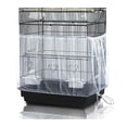 thumbnail image 2 of Bird Cage Net Cover Feather Catcher Soft Skirt Guard Nylon Mesh Netting for Parrot Round Square Cages, 2 of 7