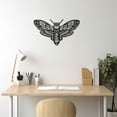 thumbnail image 5 of LaModaHome Exclusive Bee With Skull Silhouette Metal Wall Art Decor – Durable & Artistic Metal Wall Art for Home and Office Decor, Perfect for Any Interior Design Aesthetic, 5 of 5