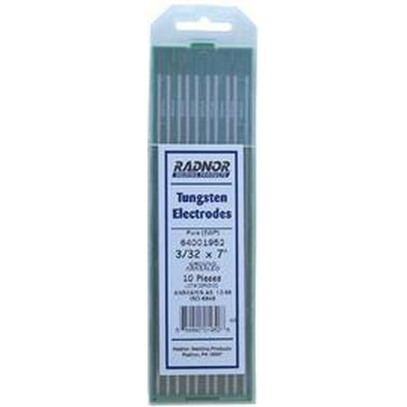 

Radnor 4/100 X 7 Pure Tungsten Electrode Ground 10/Pack (6 Pack)