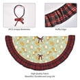 thumbnail image 4 of Kdxio Dog And Flower Print Christmas Tree Skirt Christmas Xmas Tree Skirts Mat for New Year Holiday Christmas Party Decorations-48", 4 of 6