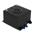 thumbnail image 1 of Tanque de gasolina Universal de aluminio de 5 galones, práctico accesorio para coche, color negro, 1 of 10
