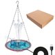 thumbnail image 1 of Methold Fuente flotante para jardín con construcción avanzada de ABS y metal para una bañera de exterior duradera. Suministros de alimentación y agua para mascotas púrpura, 1 of 6