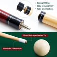 thumbnail image 4 of Pool Table Accessories Billiards Accessories Billiard Pool Balls with Triangle and Diamond Ball Holder Cue Chalks Pool Cue Tip Pool Sticks Pool Table Brush Set (Classic Style), 4 of 5