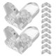 thumbnail image 1 of 12 juegos de esquineros acrílicos transparentes para cajas de exhibición, estuches de almacenamiento acrílicos, refuerzo de esquineros, esquineros acrílicos transparentes, 1 of 7