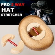 Hat Stretcher for Fitted Hats, Adjustable Hat Stretcher Fitted Hat Size 7 to 8 1/2, Hat Jack Stretcher, Hat Reshaper Fits All Cap - Solid Wood, Heavy Duty of Hat Extender