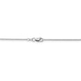 thumbnail image 4 of 14K White Gold necklace Rolo chain 18 in 1.15 mm 1.15mm Pendant, 4 of 5