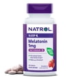 thumbnail image 1 of Suplemento Natrol Melatonin 1 mg de fresa 90 comprimidos, 1 of 8