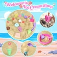 thumbnail image 4 of Set de juguetes de playa Meaicezli, cubo de arena plegable con palas, 4 of 7