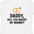 thumbnail image 4 of Inktastic Daddy Will You Marry My Mommy with Rings for Proposal Boys or Girls Toddler T-Shirt, 4 of 5