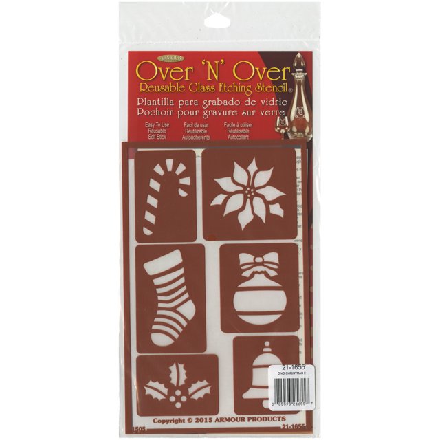 Plus de 'N' sur les Pochoirs Réutilisables 5"X8"-Christmas 2