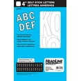 thumbnail image 1 of Headline Sign 32412 Stick-On Vinyl Letters, White, 4-Inch, 1 of 1