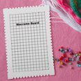 thumbnail image 4 of KAKOWELY Foam Macrame Board Foam Board Grid Rope Knotting Board For Knotting Project Grid Macrame Board Macrame Board Foam Board For Knitting Crafts Knotting Project,9.65X"X6.3"X0.79", 4 of 5
