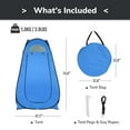 thumbnail image 7 of Zimtown Pop up Dressing Tent Portable Outdoor Privacy Shower Blue, 7 of 7