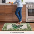 thumbnail image 5 of Lucky Shamrock Door Mat&nbsp;Indoor Outdoor Entrance,Non Slip Rug for Kitchen Bathroom Entryway Rug,St. Patrick's Day Love Leaves Plaid Beige Washable Doormat Floor Mat 20x31.5 Inch, 5 of 8