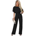 thumbnail image 2 of Womens Jumpsuit Casual Wide Legs Ladies Evening Party Long Playsuit, 2 of 5