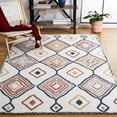thumbnail image 2 of SAFAVIEH Marrakesh Augustin Southwestern Polyester Area Rug, Ivory/Multi, 6'7" x 6'7" Square, 2 of 8