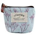 thumbnail image 1 of Canvas Coin Purse Creative Lovely Zipper Change Purse Change Pouch for Women, 1 of 10