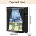 Pipe Rack Design Simple Homely-Hub 51-Inch Simple Portable Closet Wardrobe, 16mm Thick Pipe ...