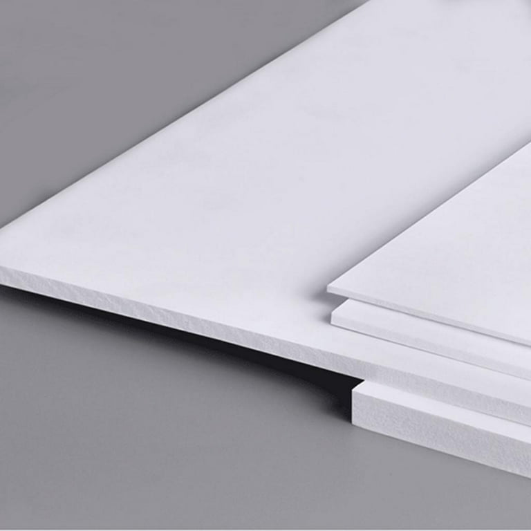 2PCS 200 X 5mm DIY Craft White Sheets Foam Board for , White, 200mm x 300mm  x 5mm