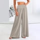 thumbnail image 1 of WILLBEST Pantalones Casuales elegantes para Mujer, Estilo Palazzo Fluido de Cintura Alta con Bolsillos para Mayor Comodidad y Versatilidad. Mediana, 1 of 3