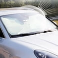 thumbnail image 3 of Electric Car Front Windshield Sunshade Summer Auto Folding Sun-blinds Heat Insulated Sunproof Supplies Vehicle Sun Umbrella 2024 (V style S), 3 of 7