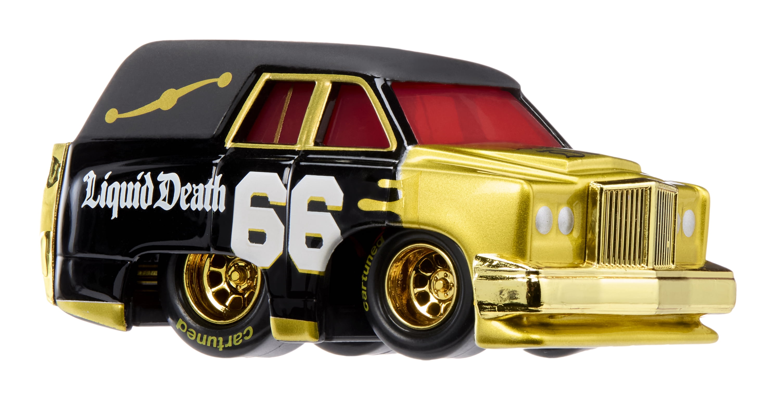 Cartuned Remixes Series 1 Liquid Death - Hearse, Black, Diecast Vehicle