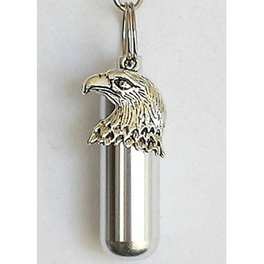 Silver Baseball Cremation Urn With Keepsake Necklace – Velvet Pouch & Fill Kit Included