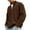 Brown #1, variant on Mens Quarter Zip Pullover Plus Size Corduroy Sweatshirt Retro Stand Collar Long Sleeve Quarter Zip Pullover Sweaters Outdoor Pullover Tops,Dark Gray XL