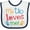 White and Navy, variant on Inktastic My Tio Loves Me Boys or Girls Baby Bib