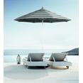 thumbnail image 2 of California Umbrella ALTO908002-SA39 9 ft. Round Aluminum & Fiberglass Umbrella, Push Open & Silver Pole - Pacifica Navy Blue, 2 of 4
