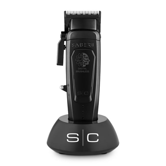StyleCraft Saber 2 Professional Cordless Digital Hair Clipper, Black